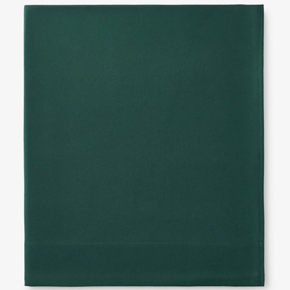 *NEW* The Company Store 100% Cotton Flannel Flat Sheet - Hunter Green